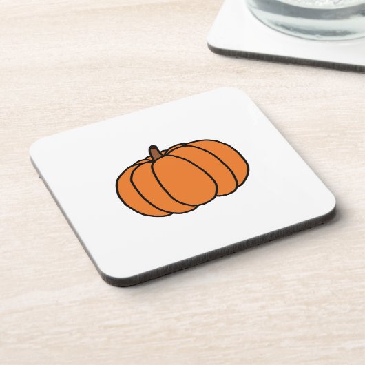 CUTE PUMPKIN DOODLE ONDERZETTER (Linkerzijde)