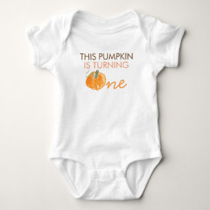 Cute Pumpkin, eerste Shirt van het Birthday Baby