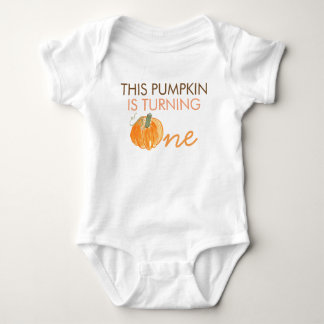 Cute Pumpkin, eerste Shirt van het Birthday Baby