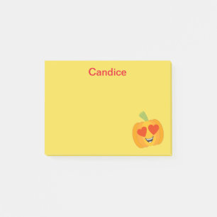 Cute Pumpkin Emoji Post-it® Notes