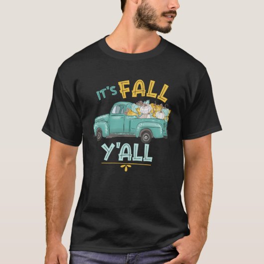 Cute Pumpkin  Fall Inspired  Vintage Fall T-shirt (Voorkant)