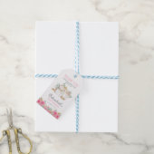 Cute Pumpkin Floral Baby shower Hartelijk dank Cadeaulabel (Met Touw)