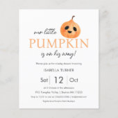 Cute Pumpkin | Halloween Baby shower (Voorkant)