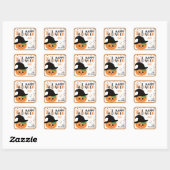 Cute Pumpkin Halloween Gift Sticker & Labels (Vel)
