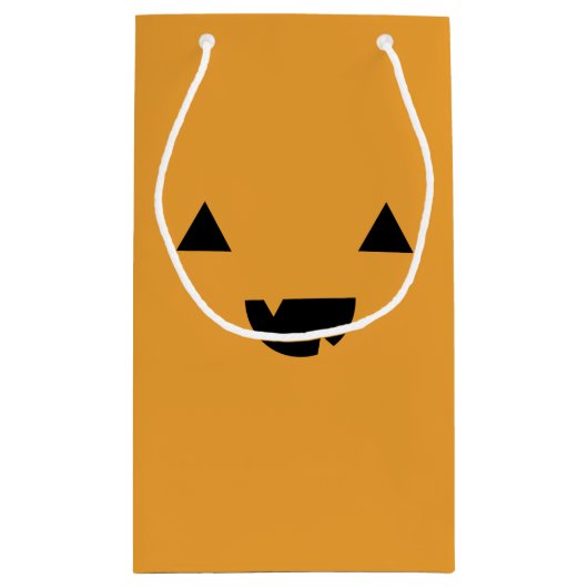 Cute Pumpkin Halloween Klein Cadeauzakje (Achterkant)