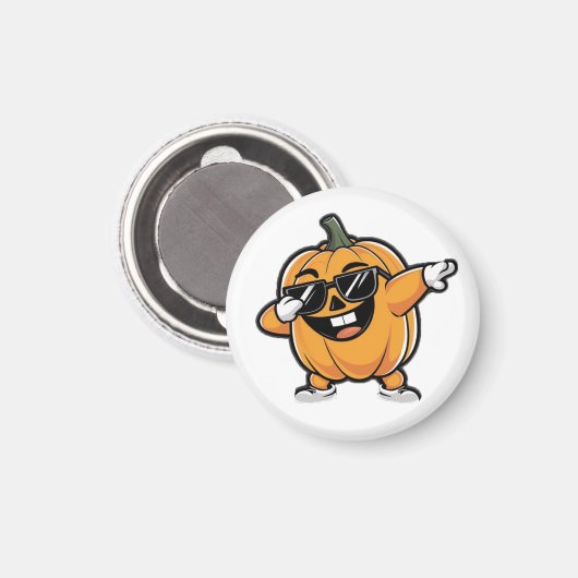 Cute Pumpkin Halloween Magneet (Voorkant / Achterkant)