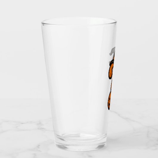 Cute Pumpkin Halloween Question Mark Beer Mug Glas (Rechts)