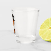 Cute Pumpkin Halloween Question Mark Shot Glass Shot Glas (Rechts)