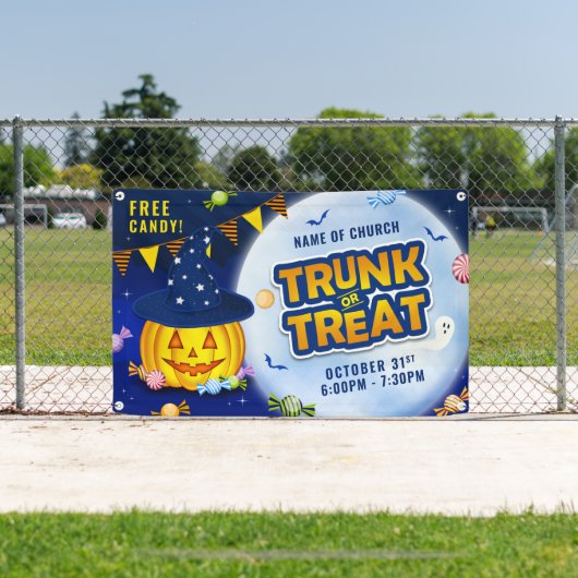 Cute Pumpkin Halloween Snoep Trunk or Treat Spandoek (Insitu)