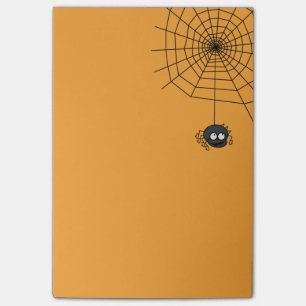 Cute Pumpkin Halloween Spiderweb Post its Post-it® Notes