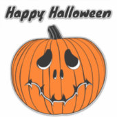 Cute Pumpkin Halloween Sticker (Voorkant)