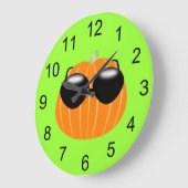 Cute Pumpkin Halloween Wall klok (Hoek)
