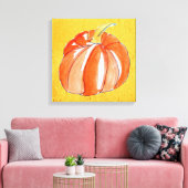 Cute Pumpkin-herfst in de herfst Canvas Afdruk (Insitu (Woonkamer))