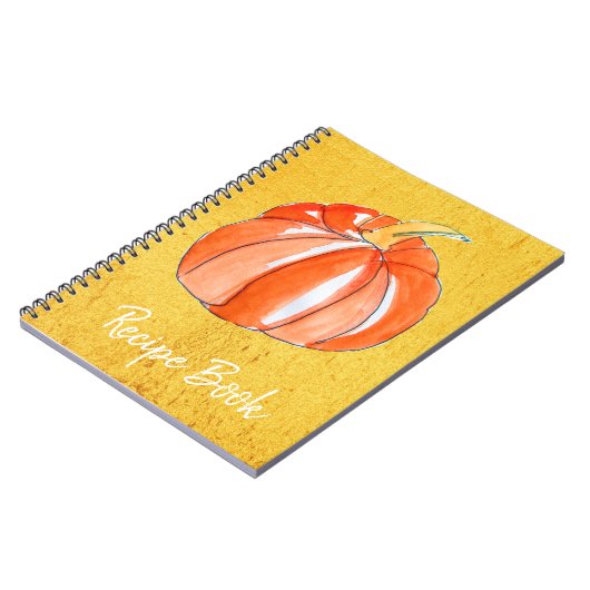 Cute Pumpkin-herfst in de herfst Notitieboek (Linkerzijde)