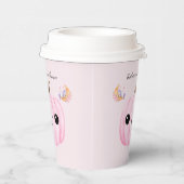 Cute Pumpkin Is On The Way | Halloween Baby Shower Papieren Bekers (Rechts)
