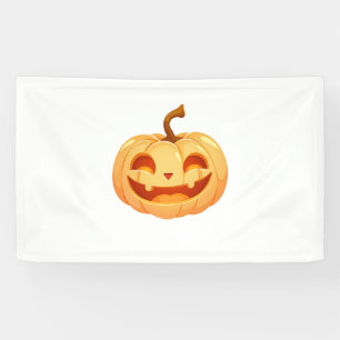 Cute Pumpkin Jack O Lantern Schildpad Zee Hallowee Spandoek