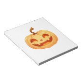 Cute Pumpkin Jack O Lantern Turtle Sea Halloween C Notitieblok (Schuin)