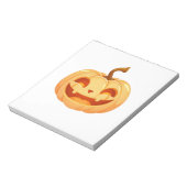 Cute Pumpkin Jack O Lantern Turtle Sea Halloween C Notitieblok (Linkerzijde)