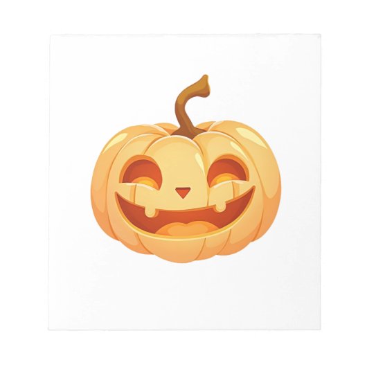 Cute Pumpkin Jack O Lantern Turtle Sea Halloween C Notitieblok (Voorkant)