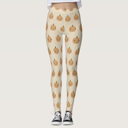 Cute Pumpkin Leggings (Voorkant)