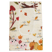 Cute Pumpkin Medium Cadeauzakje (Achterkant)