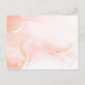 Cute Pumpkin najaar Leaves Monogram Fall Weddensch Uitnodiging Briefkaart (Achterkant)