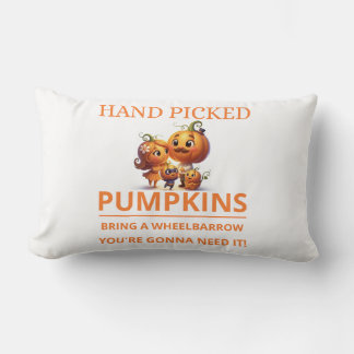 Cute Pumpkin Patch Kids Hand Picked Pumpkins Throw Kussen