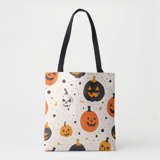 Cute Pumpkin Pattern Tote Bag (Voorkant)