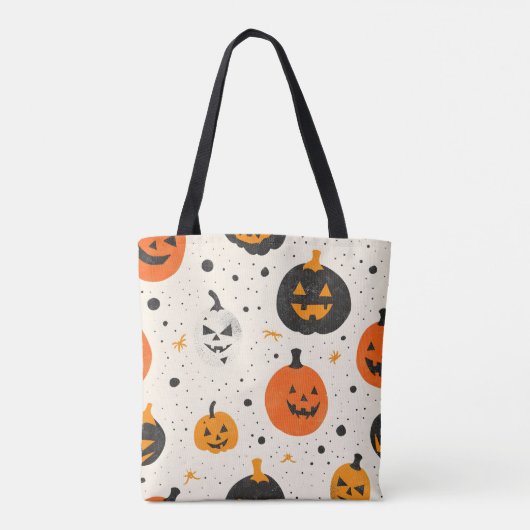 Cute Pumpkin Pattern Tote Bag (Achterkant)