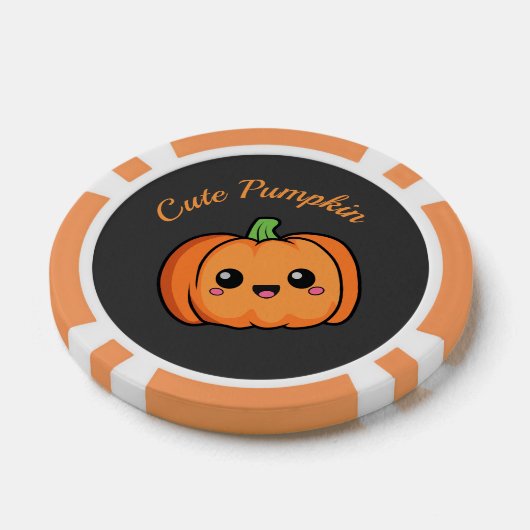 Cute Pumpkin Poker Chips (Enkel)