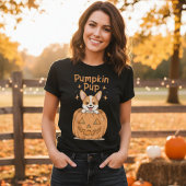 Cute Pumpkin Pup Halloween Corgi T-Shirt
