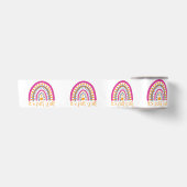 Cute Pumpkin Rainbow Satijnen Lint (Voorkant)