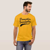 Cute Pumpkin Smuggler Vrouwenmoederschap Halloween T-shirt (Voorkant volledig)