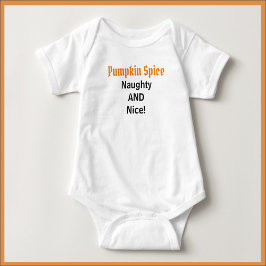 Cute Pumpkin Spice Baby Bodysuit