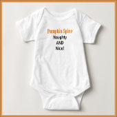 Cute Pumpkin Spice Baby Bodysuit