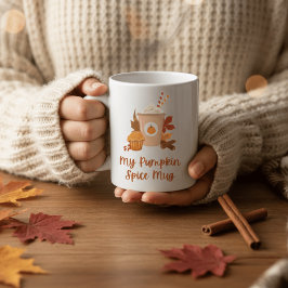 Cute Pumpkin Spice Mug Autumn Fall Vibes Coffee  Koffiemok