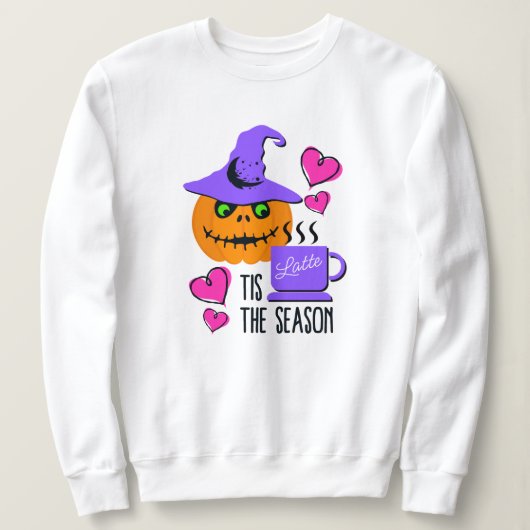 Cute Pumpkin Spice Season Halloween Sweatshirt (Design voorkant)