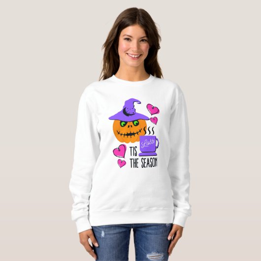 Cute Pumpkin Spice Season Halloween Sweatshirt (Voorkant volledig)
