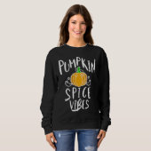 Cute Pumpkin Spice Vibes For Halloween Fall Season Trui (Voorkant volledig)