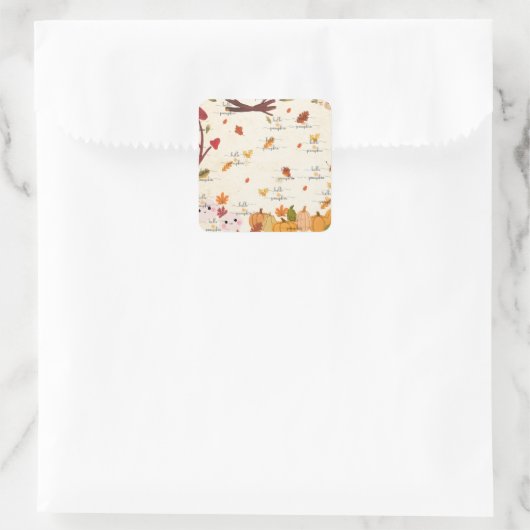Cute Pumpkin Sticker (Tas)
