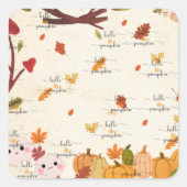 Cute Pumpkin Sticker (Voorkant)