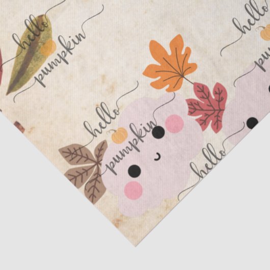 Cute Pumpkin Tissuepapier (Detail)