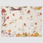 Cute Pumpkin Tissuepapier (Voorkant)