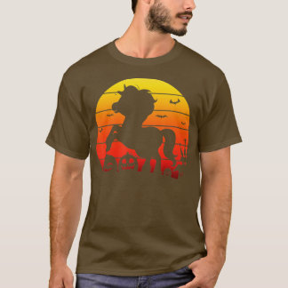 Cute Pumpkin Unicorn Halloween Design, grappig bed T-shirt