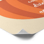 Cute Pumpkin Welkom bij Halloween Carving Party Poster (Hoek)