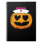 Cute Pumpkin Zurse Gezondheidszorg Notitieboek (Voorkant)