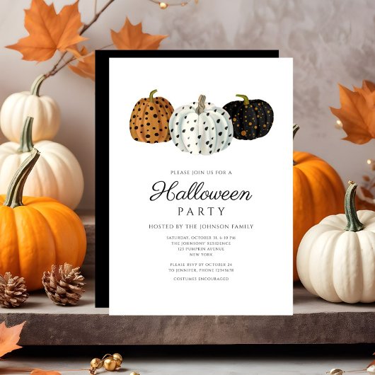 Cute Pumpkins Halloween Kaart