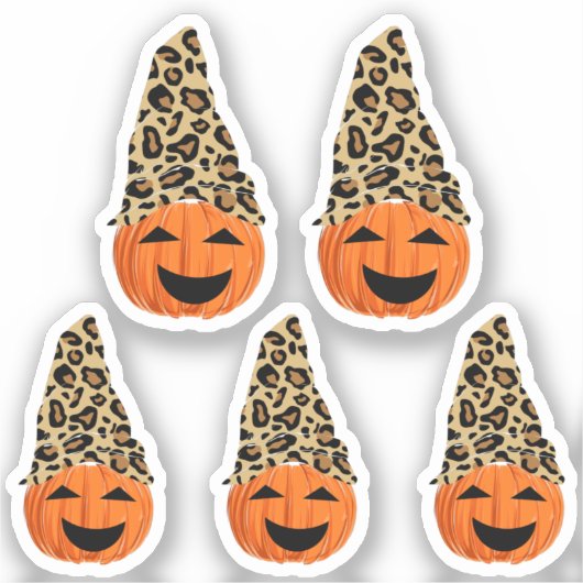 Cute Pumpkins Sticker (Voorkant)