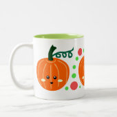 Cute Pumpkins Tweekleurige Koffiemok (Links)
