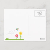 Cute Pun Love Confession be My Honey Beer Briefkaart (Achterkant)